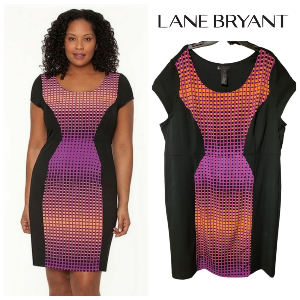 Lane Bryant Hour Glass Geometric Dress